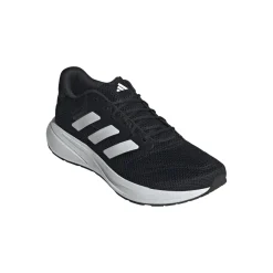 Scarpe da running nere con dettaglio logo bianco laterale adidas