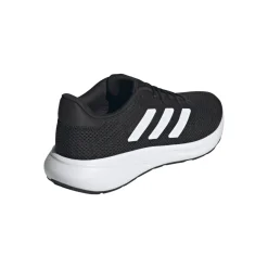 Scarpe da running nere con dettaglio logo bianco laterale adidas