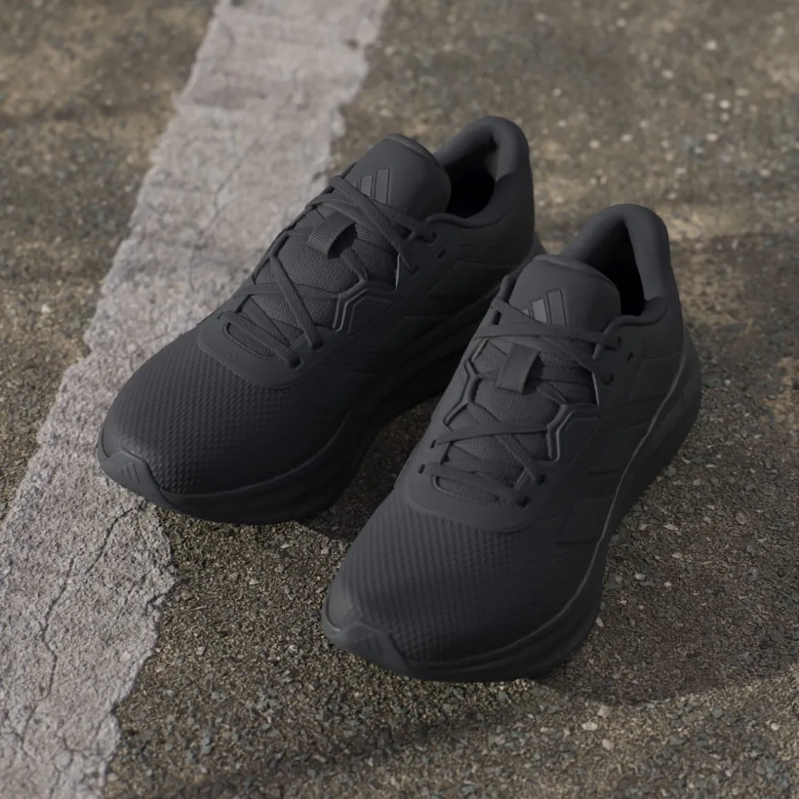 Scarpe da running nere da Uomo con logo adidas Galaxy 7