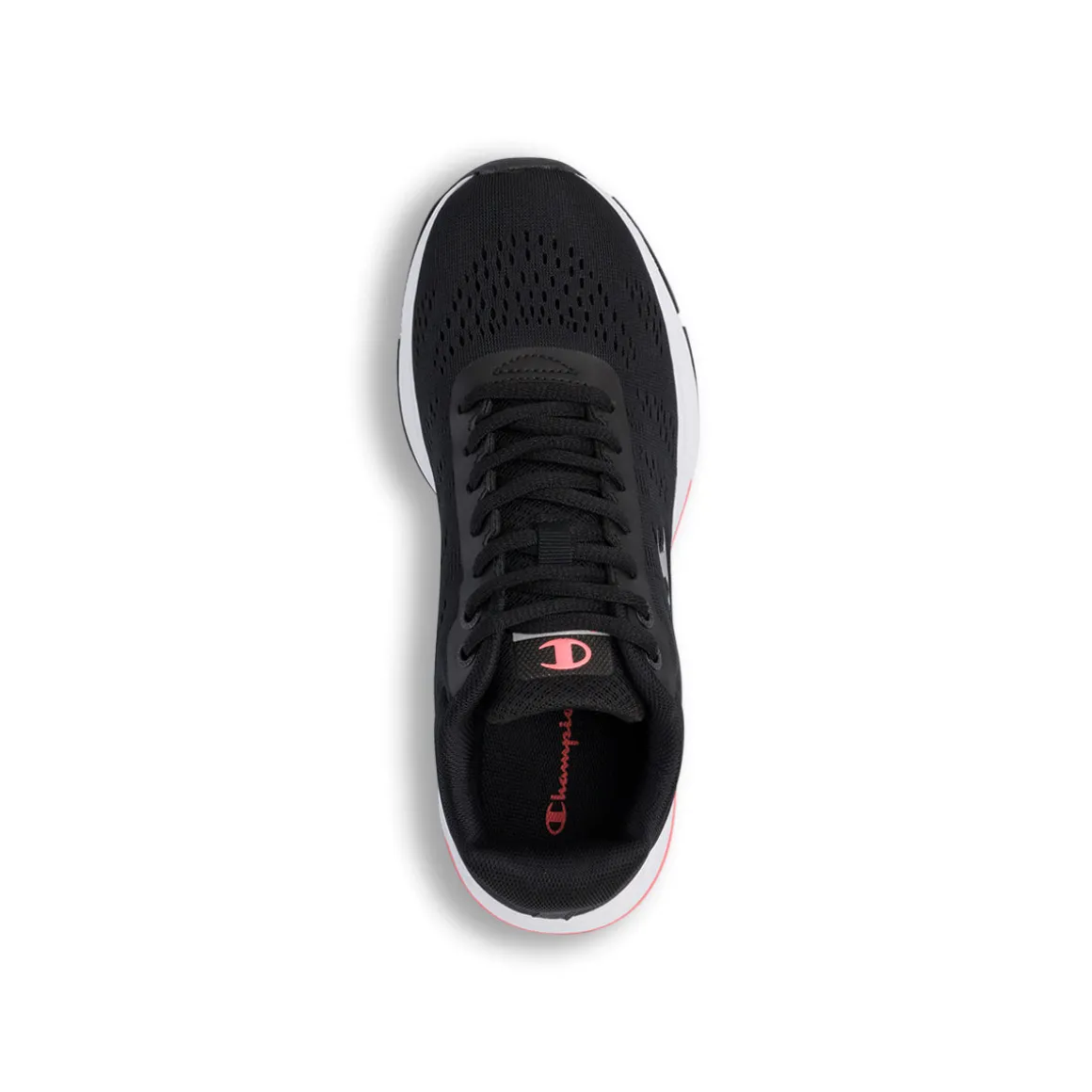 Scarpe da running nere da Donna con inserto rosa e logo Champion Jaunt Low