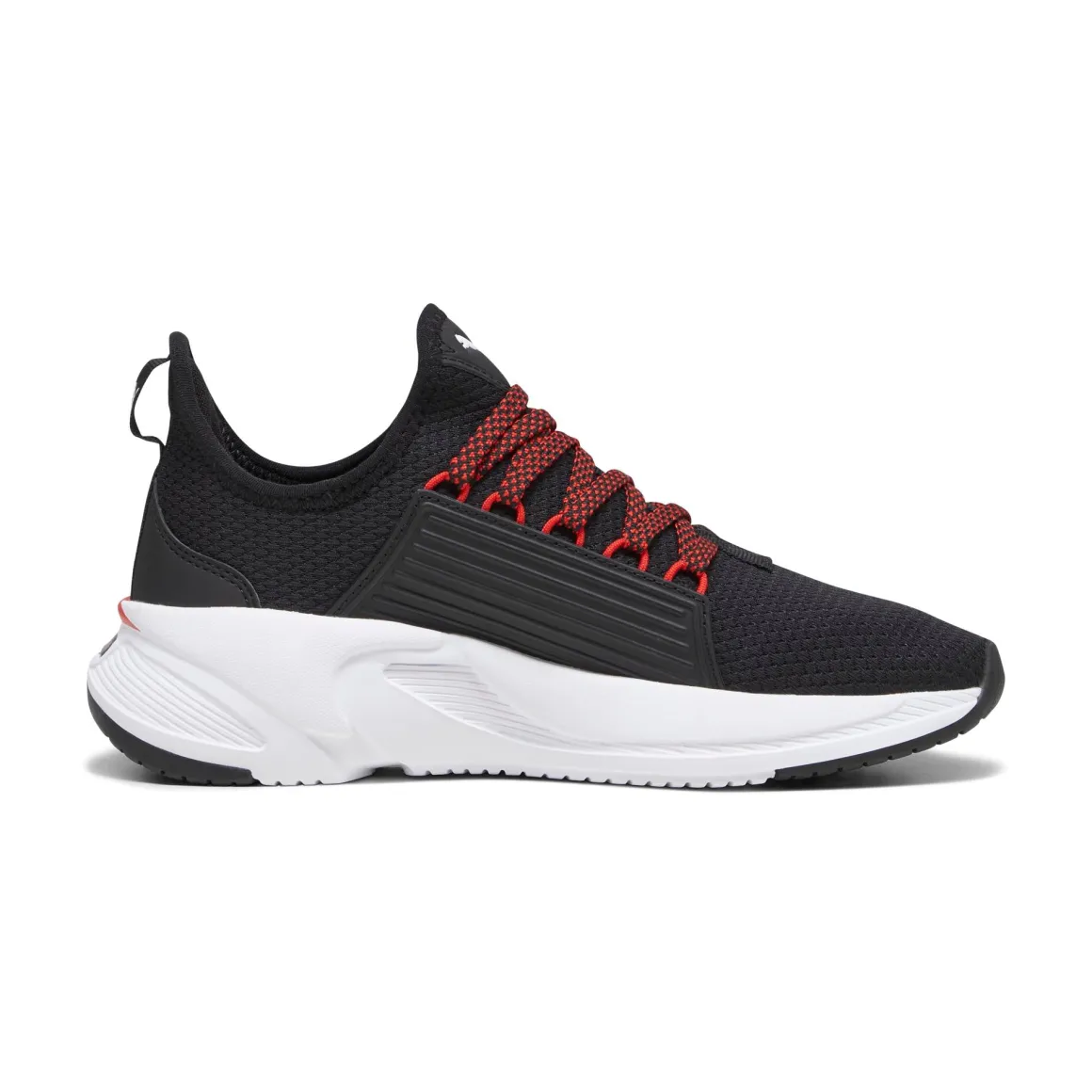 Scarpe da running nere da ragazzo con logo laterale Puma Softride Premier Jr