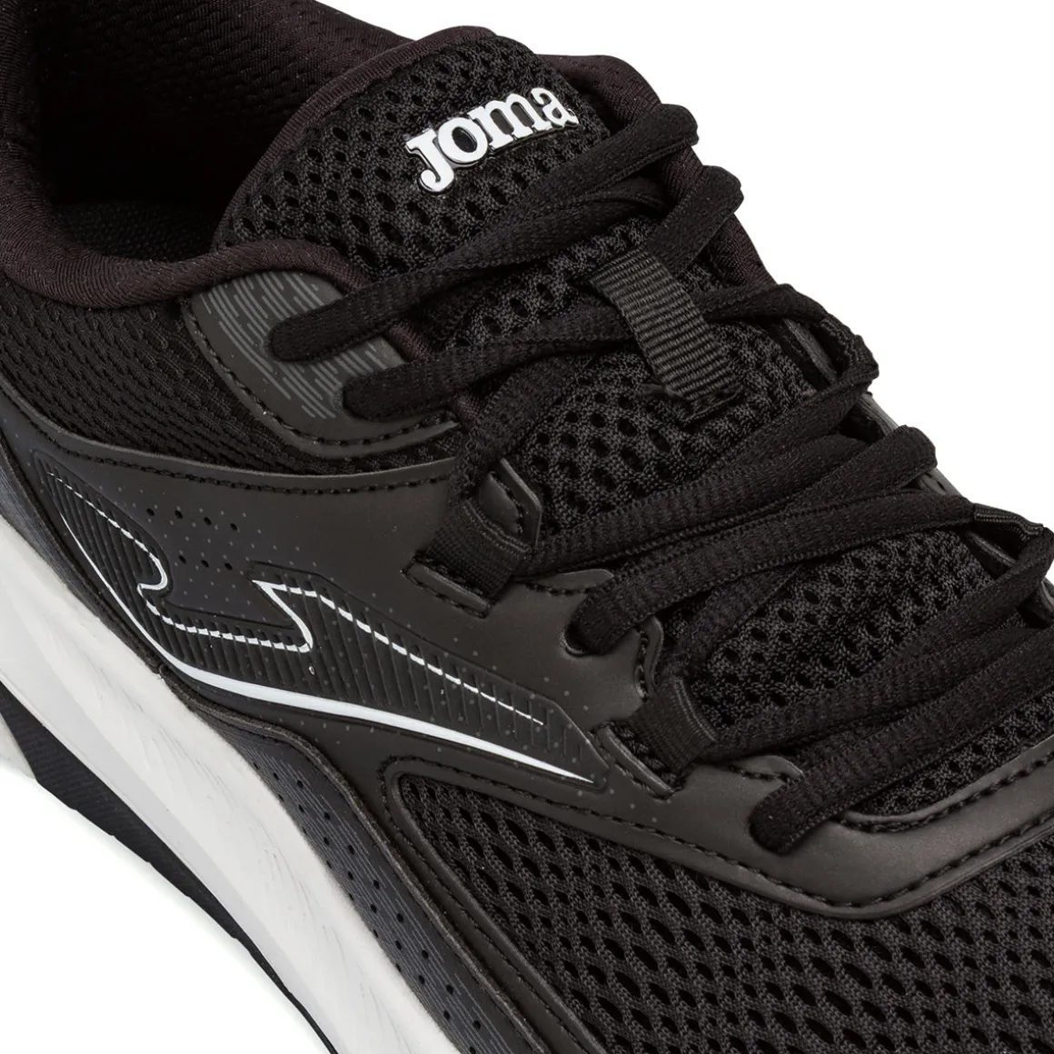 Scarpe da running nere da Uomo con dettagli Bianchi Joma