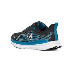 Scarpe da running nere da Uomo con sfumature azzurre Tonino Lamborghini