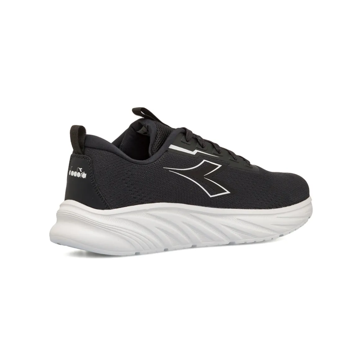 Scarpe da running nere da Uomo con logo Diadora