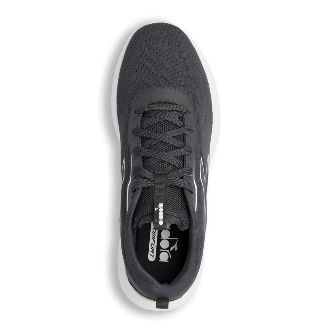 Scarpe da running nere da Uomo con logo Diadora