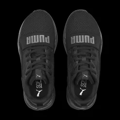 Scarpe da running nere da ragazzo con logo Puma Wired Run Pure Jr