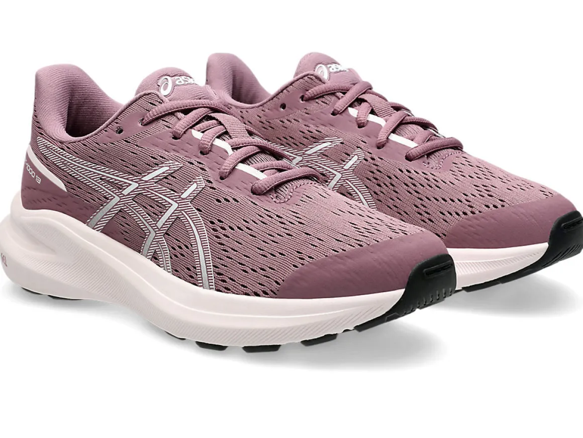 Scarpe da running ragazza rosa con logo Asics con Tecnologia GEL sul tallone