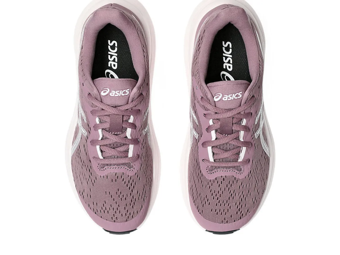 Scarpe da running ragazza rosa con logo Asics con Tecnologia GEL sul tallone