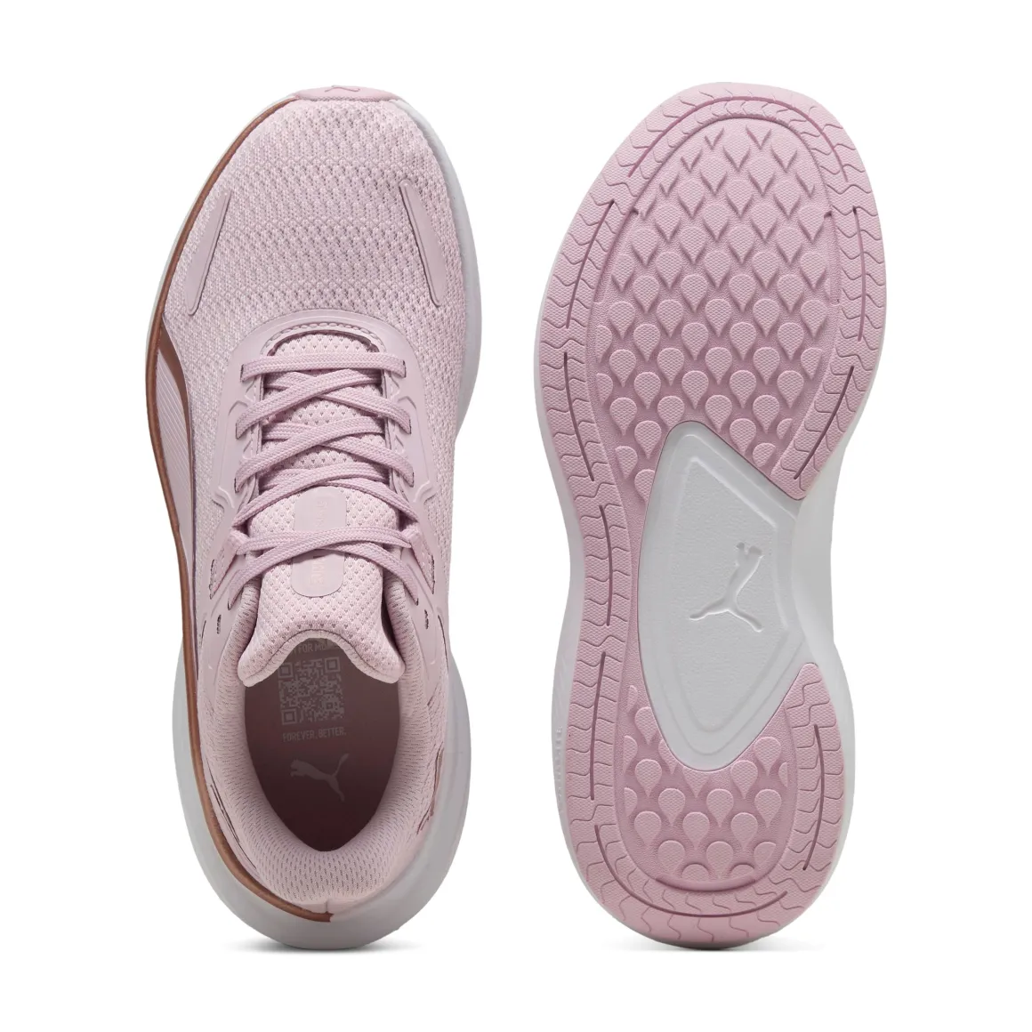 Scarpe da running rosa in tessuto mesh da donna Puma Skyrocket Lite
