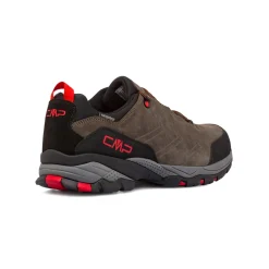 Scarpe da trekking da donna grigie con dettagli rossi CMP Melnick Low