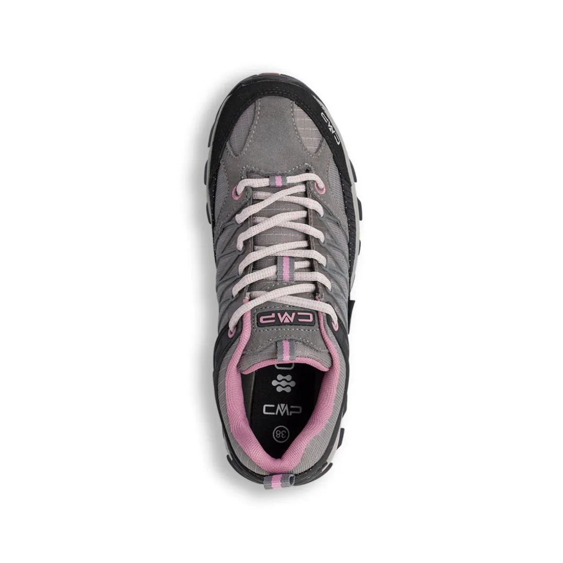 Scarpe da Trekking grigie e nere in pelle da Donna CMP Rigel Low