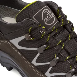 Scarpe da Trekking uomo grigie con lacci gialli Jacalu