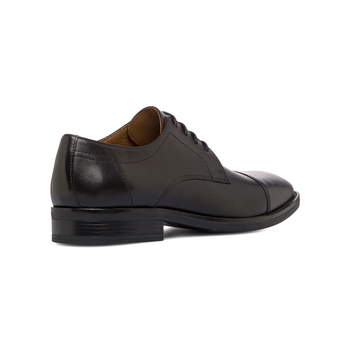 Scarpe da Uomo Derby in Pelle Nere Primopiano