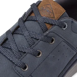 Scarpe eleganti blu da Uomo con inserti marroni Glams