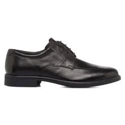 Scarpe Eleganti da Uomo Nere in Pelle con Allacciatura Derby La Cuoieria
