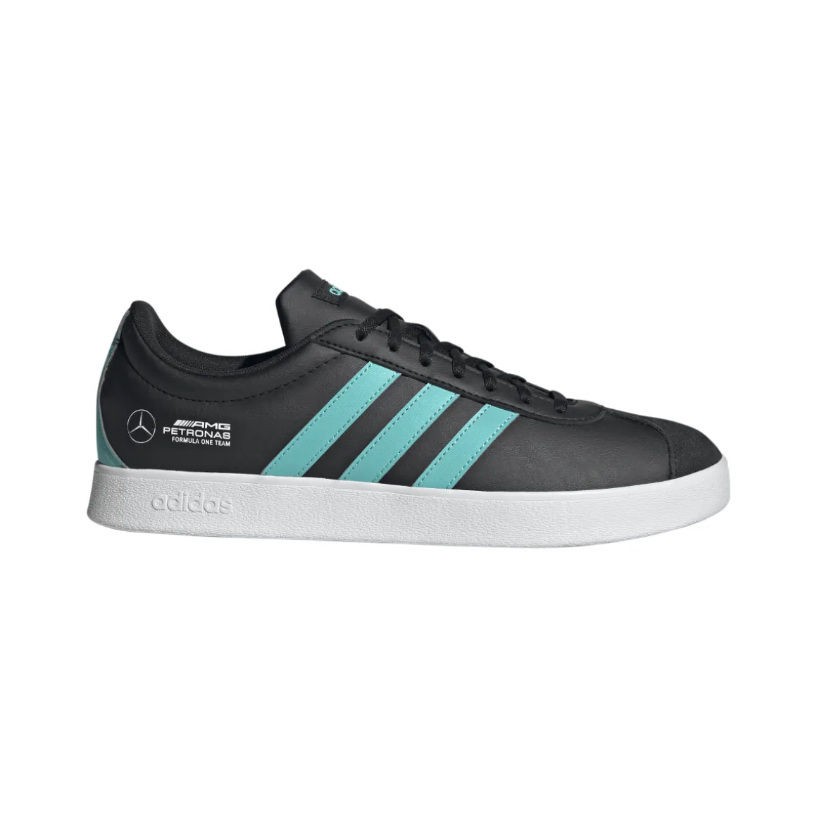 Scarpe Nere con dettagli turchesi adidas x Mercedes-AMG Petronas F1 Team VL Court