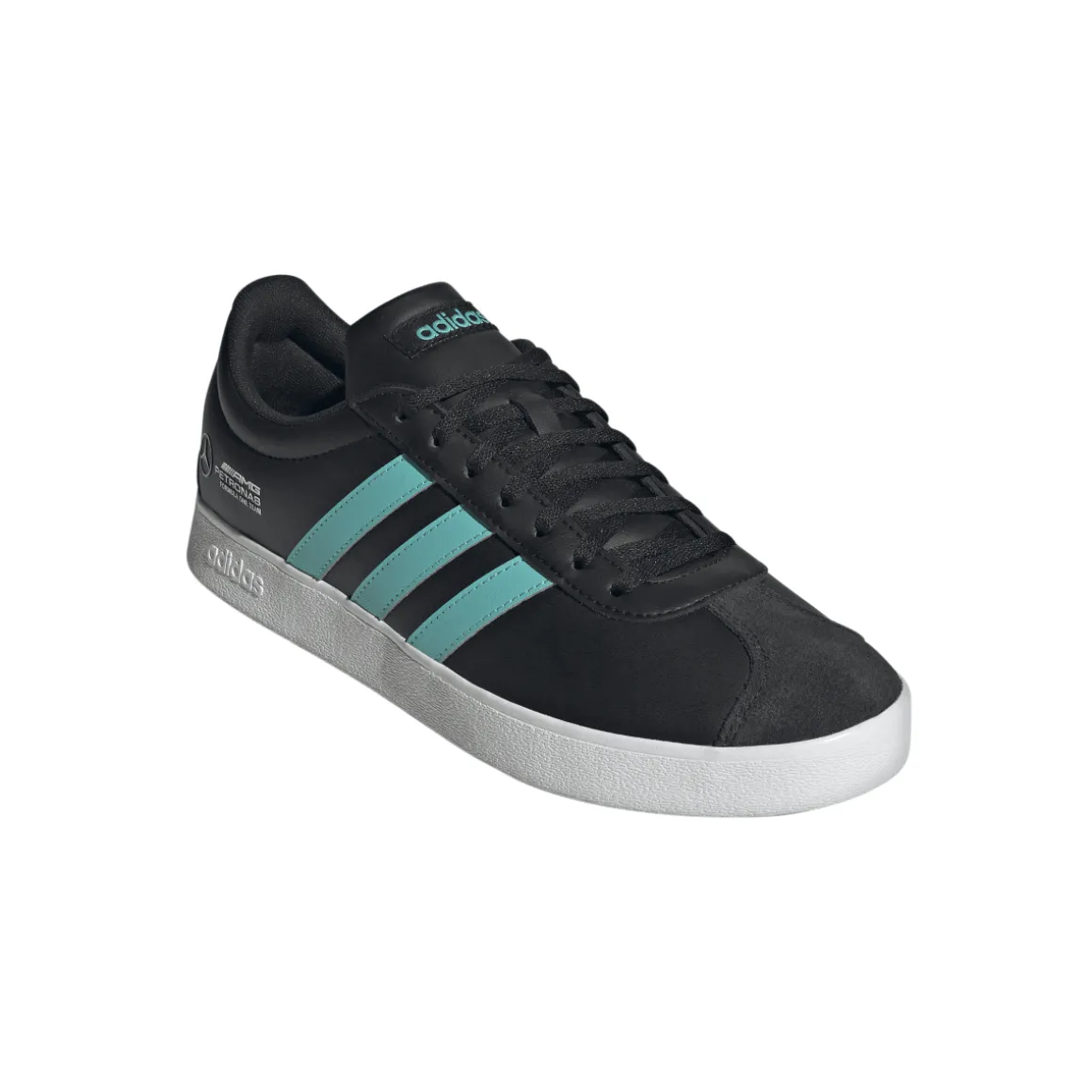 Scarpe Nere con dettagli turchesi adidas x Mercedes-AMG Petronas F1 Team VL Court