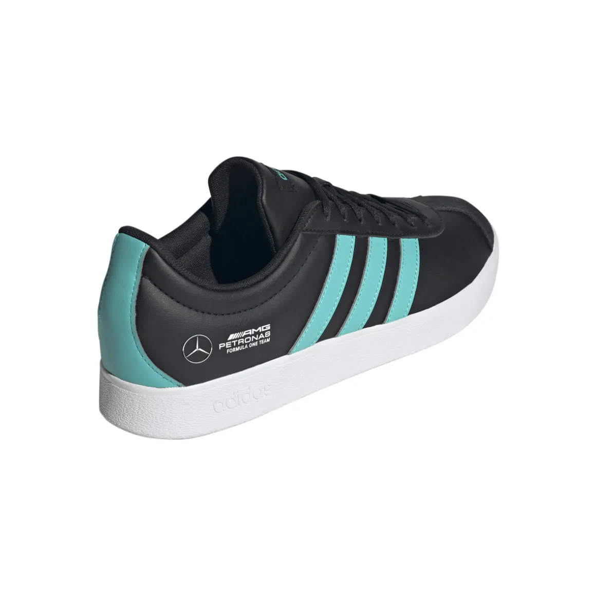 Scarpe Nere con dettagli turchesi adidas x Mercedes-AMG Petronas F1 Team VL Court