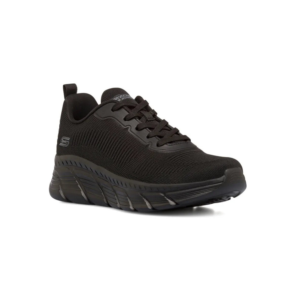 Scarpe nere da Donna con soletta Memory Comfort Skechers Bobs B Flex