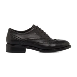 Scarpe Oxford nere da Donna con dettaglio Brogue Lora Ferres