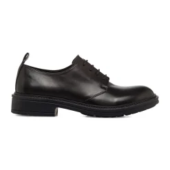 Scarpe Oxford nere da Donna in pelle Primopiano