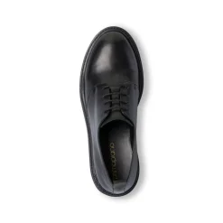 Scarpe Oxford nere da Donna in pelle Primopiano
