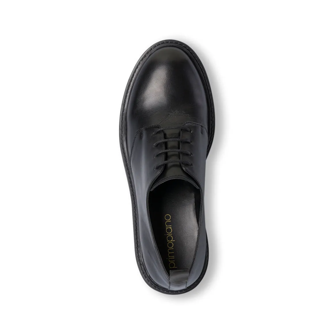 Scarpe Oxford nere da Donna in pelle Primopiano