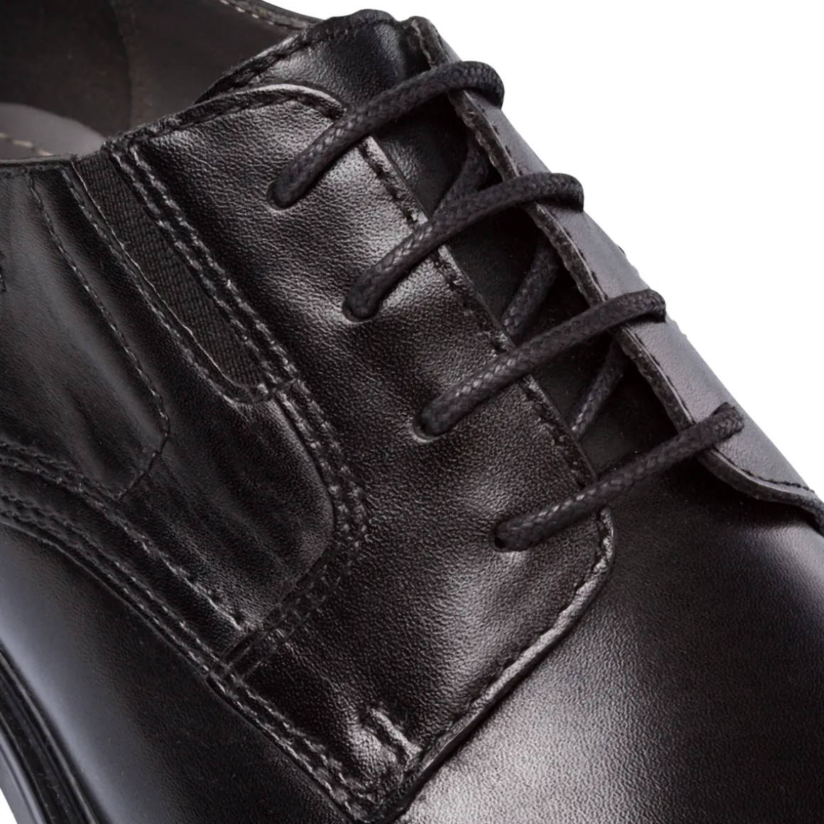 Scarpe Oxford nere da Uomo in pelle Primopiano