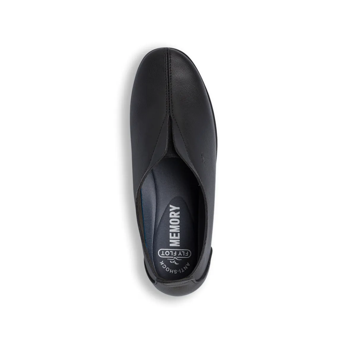Scarpe Slip-on da Donna nere con zeppa Fly Flot