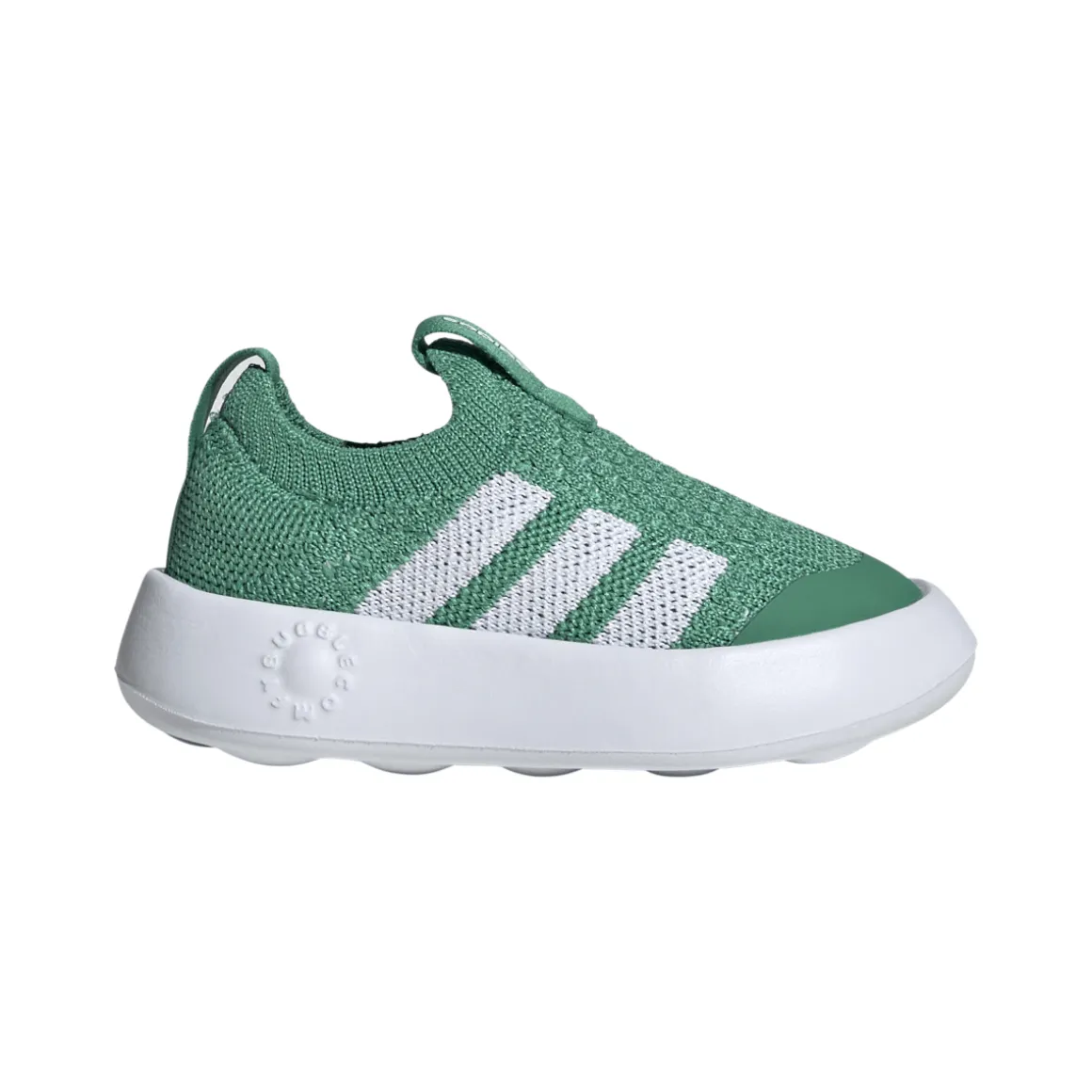 Scarpe slip-on Primi Passi verdi da Bambini adidas Bubblecomfy Infant