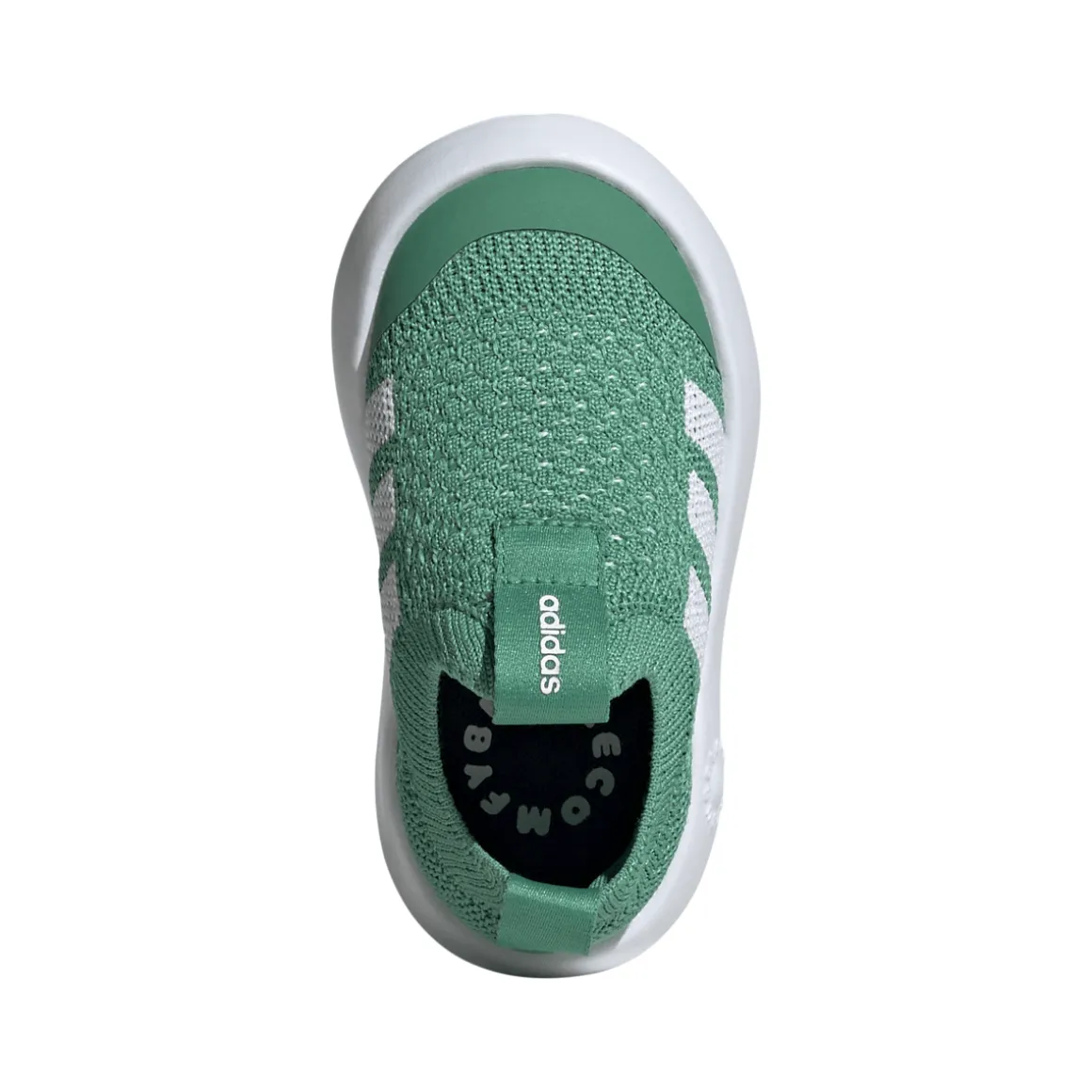 Scarpe slip-on Primi Passi verdi da Bambini adidas Bubblecomfy Infant