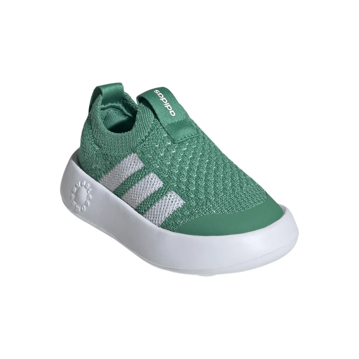 Scarpe slip-on Primi Passi verdi da Bambini adidas Bubblecomfy Infant