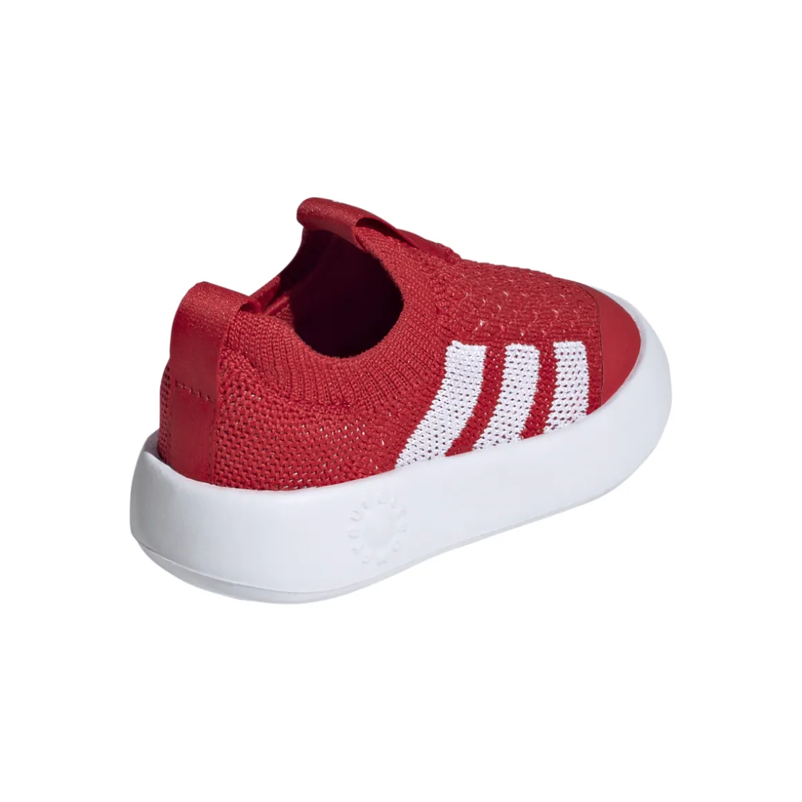 Scarpe slip-on Primi Passi rosse da Bambini adidas Bubblecomfy Infant
