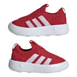 Scarpe slip-on Primi Passi rosse da Bambini adidas Bubblecomfy Infant