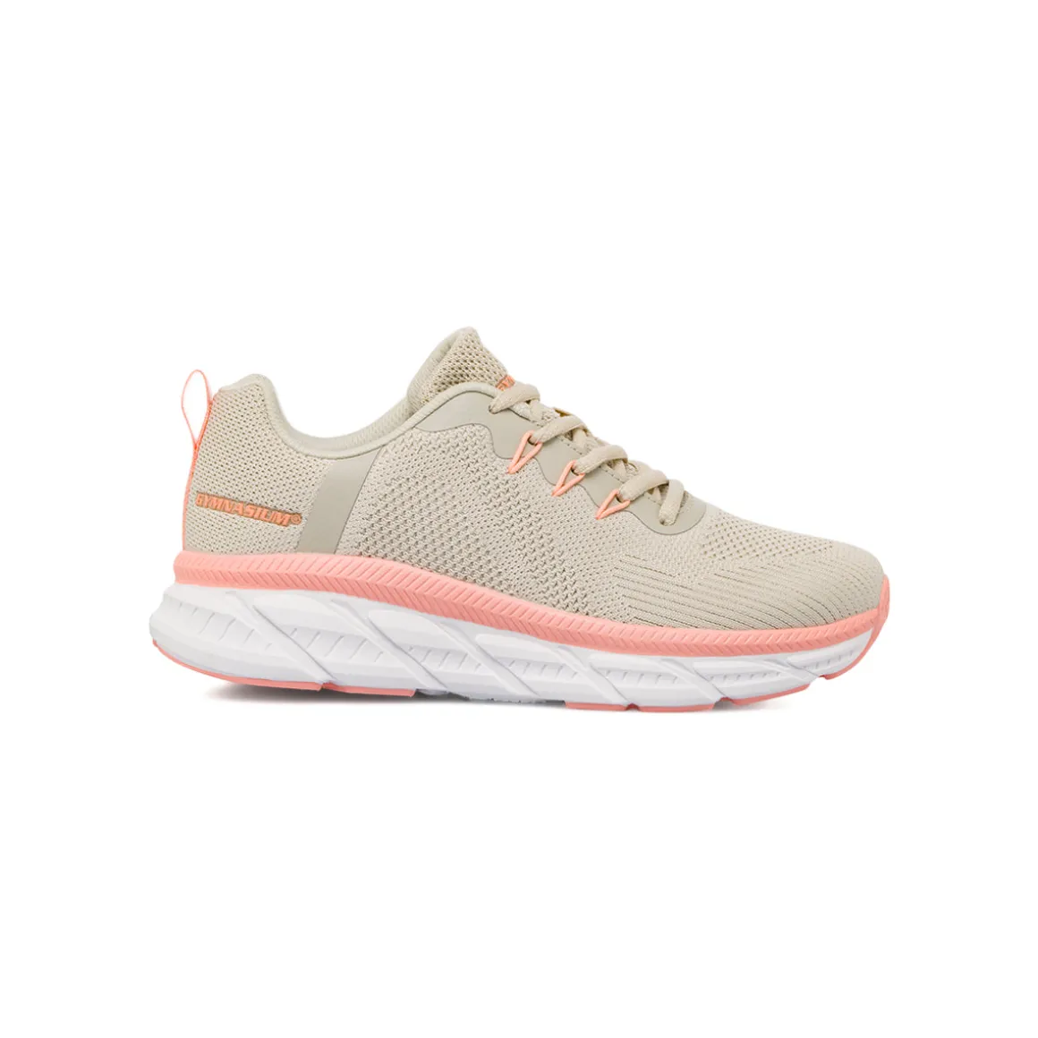 Scarpe sportive Beige da Donna con inserti rosa Gymnasium