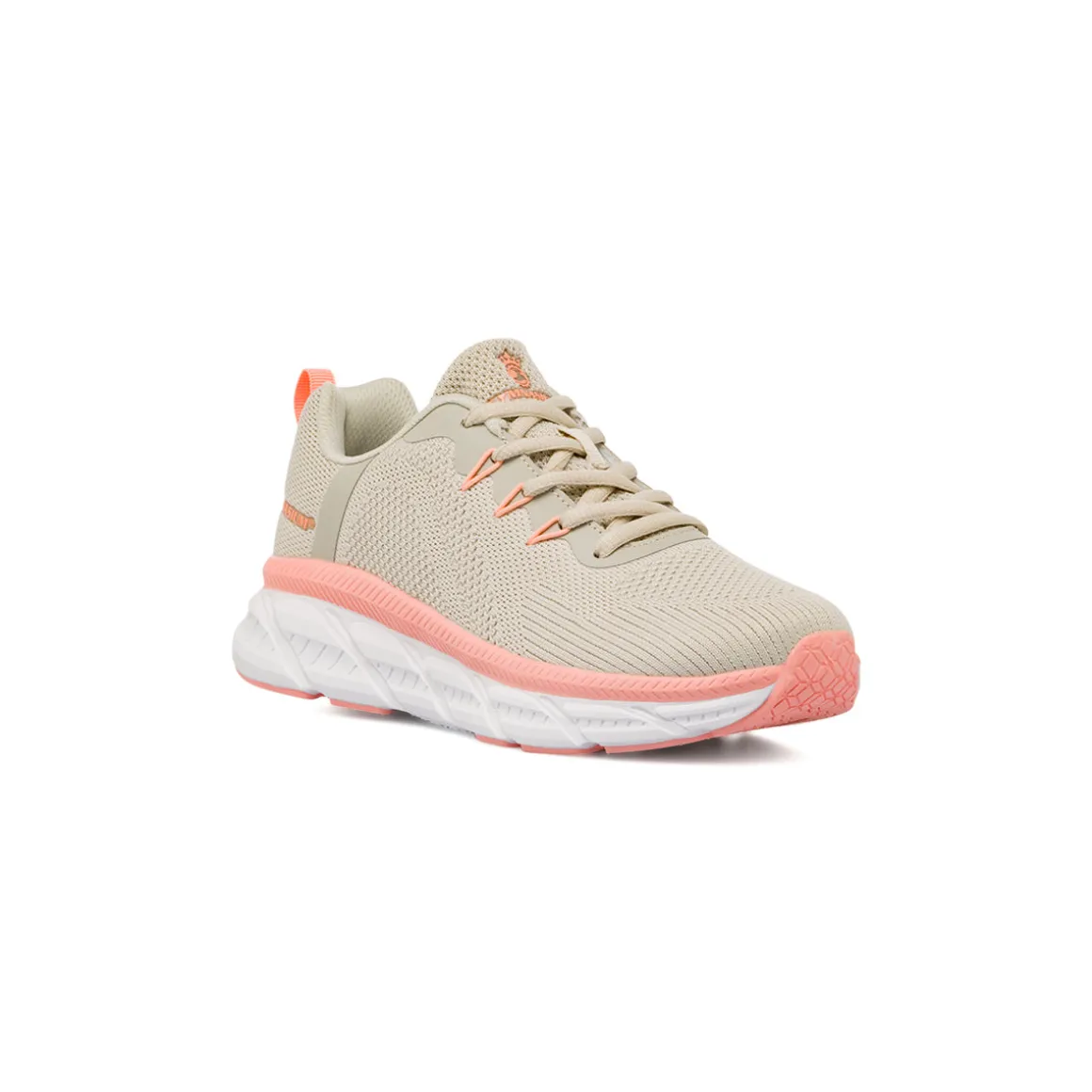 Scarpe sportive Beige da Donna con inserti rosa Gymnasium