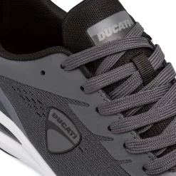 Scarpe sportive da uomo Ducati grigie con suola ammortizzata