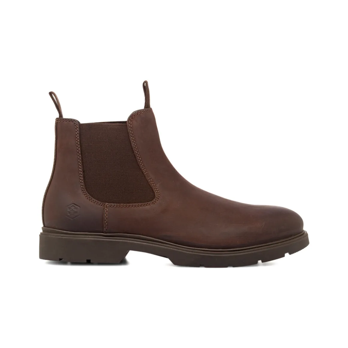 Scarponcini marroni da Uomo con elastico laterale Lumberjack