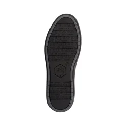 Scarponcini neri da Uomo con inserti cuciti Lumberjack