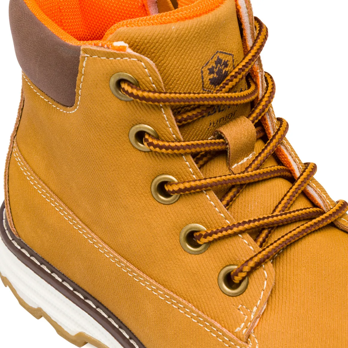 Scarponcini ocra da Bambino Lumberjack