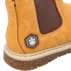 Scarponcini ocra da Bambino con elastico laterale Lumberjack