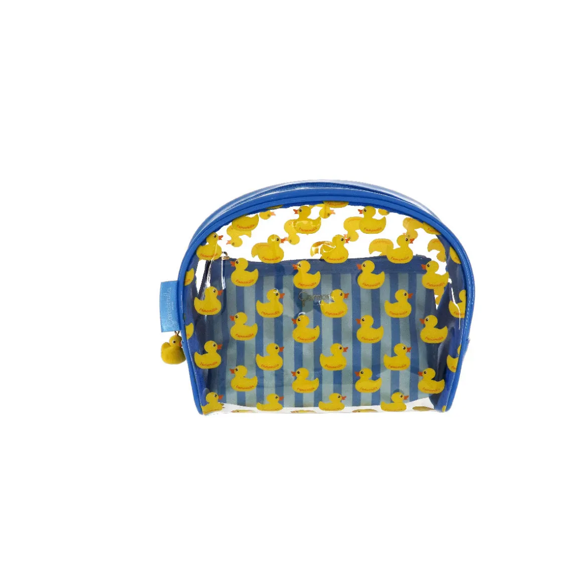 Set di 2 Trousse da viaggio blu con anatroccoli Camomilla Milano