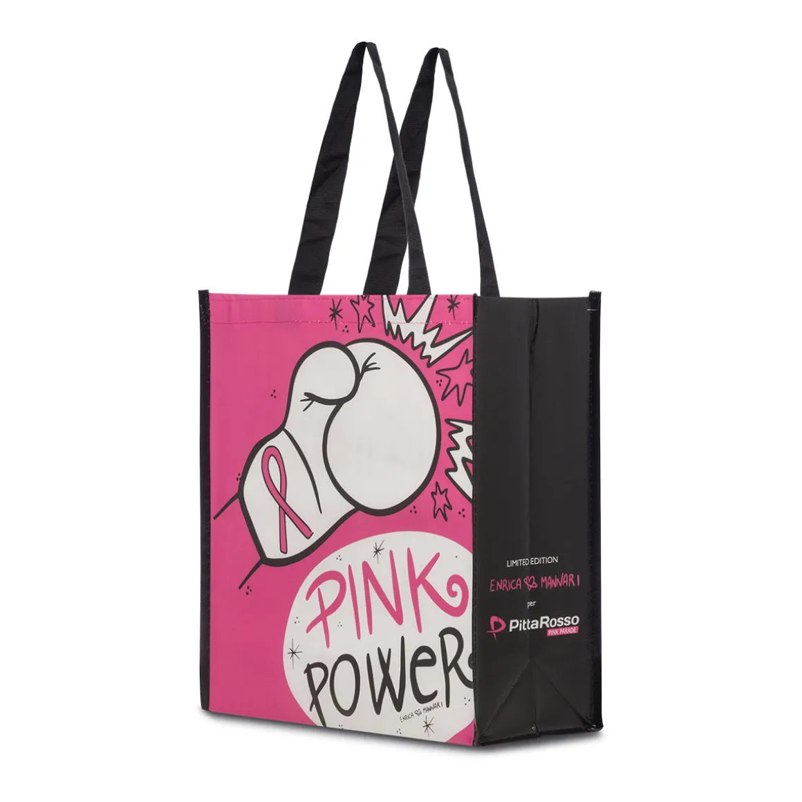 Shopper rosa piccola in TNT PittaRosso Pink Parade
