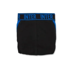 Slip neri da bambino con logo Inter