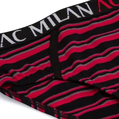 Slip rossoneri da bambino con logo Milan