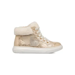 Sneakers alta oro metal da bambina Le Scarpe di Alice