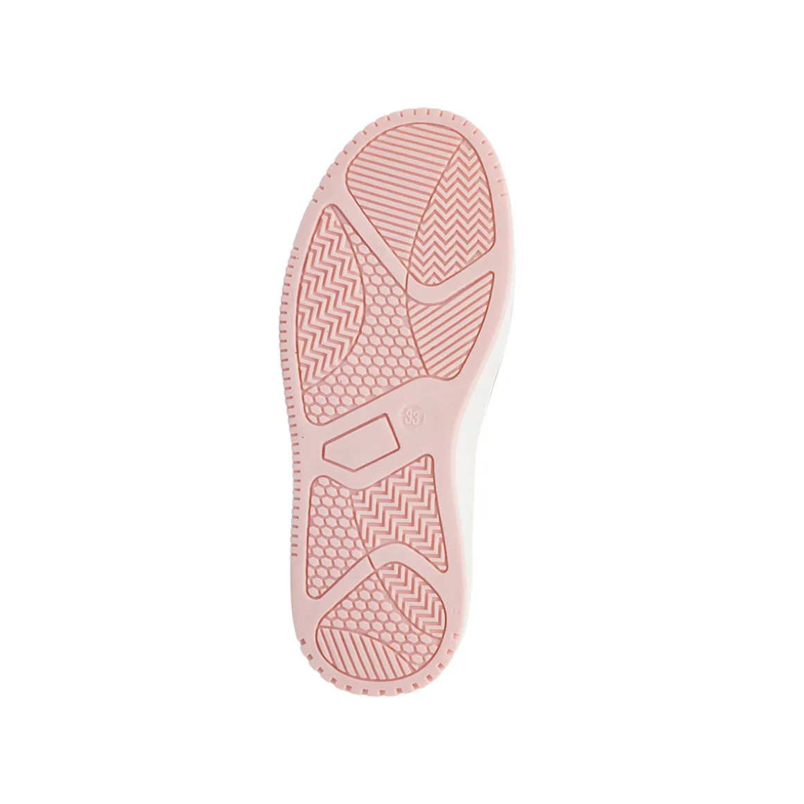Sneakers alte bianche con dettagli rosa e nero da bambina Le Scarpe di Alice