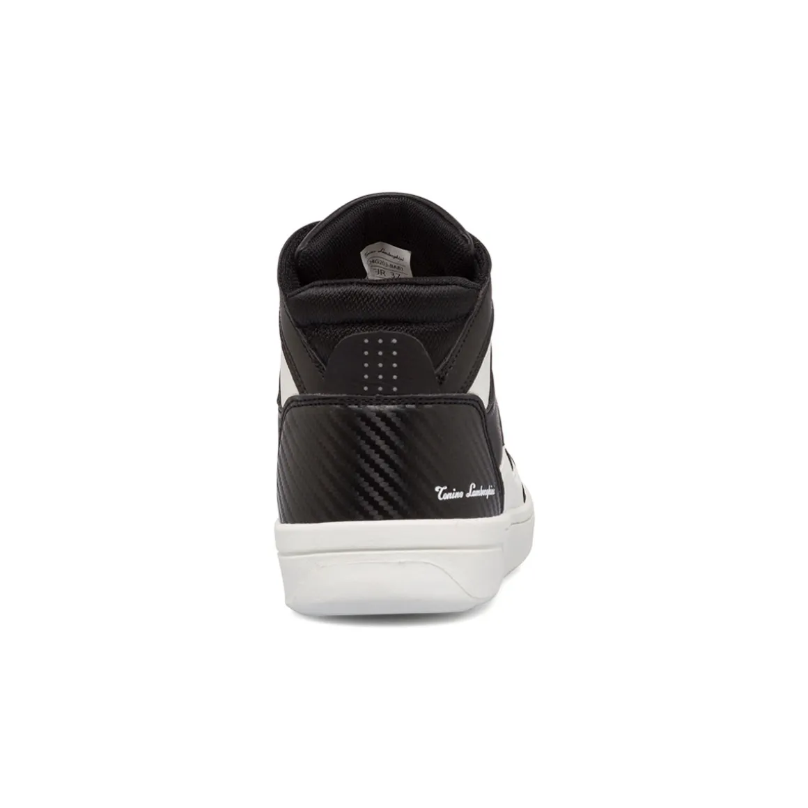 Sneakers alte bianche da ragazzo con logo laterale Tonino Lamborghini BullBlaze Elite
