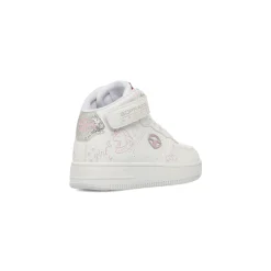 Sneakers alte bianche da Bambina con dettagli glitter Soprani Sport