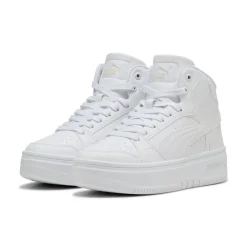 Sneakers alte bianche da Donna Puma Rebound Femme Mid